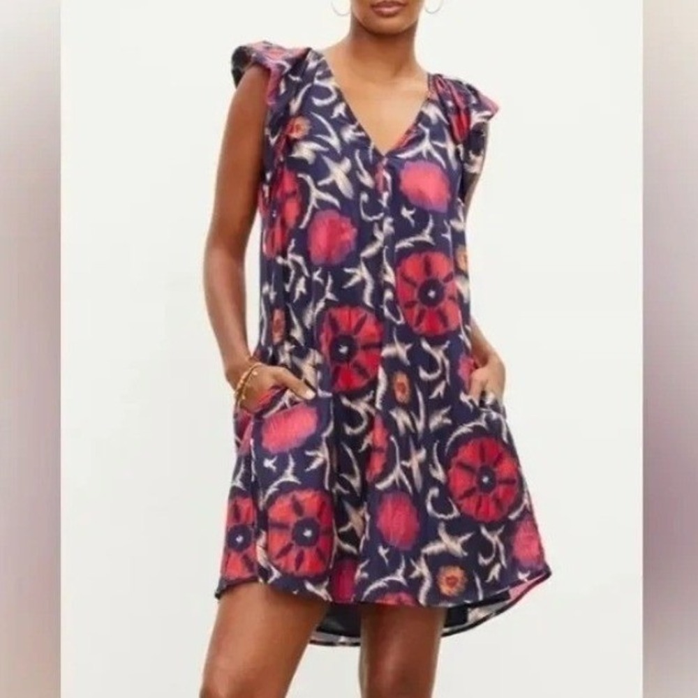 Anthropologie Cotton & Silk Jenna Dress